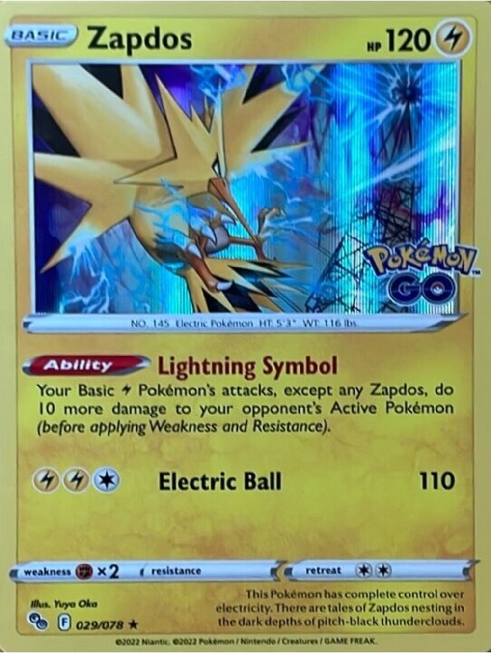 Pokémon GO Zapdos